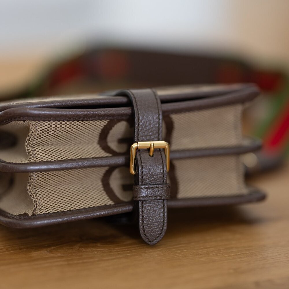 GUCCI Jumbo GG Canvas Shoulder Bag - Picture 6 of 14